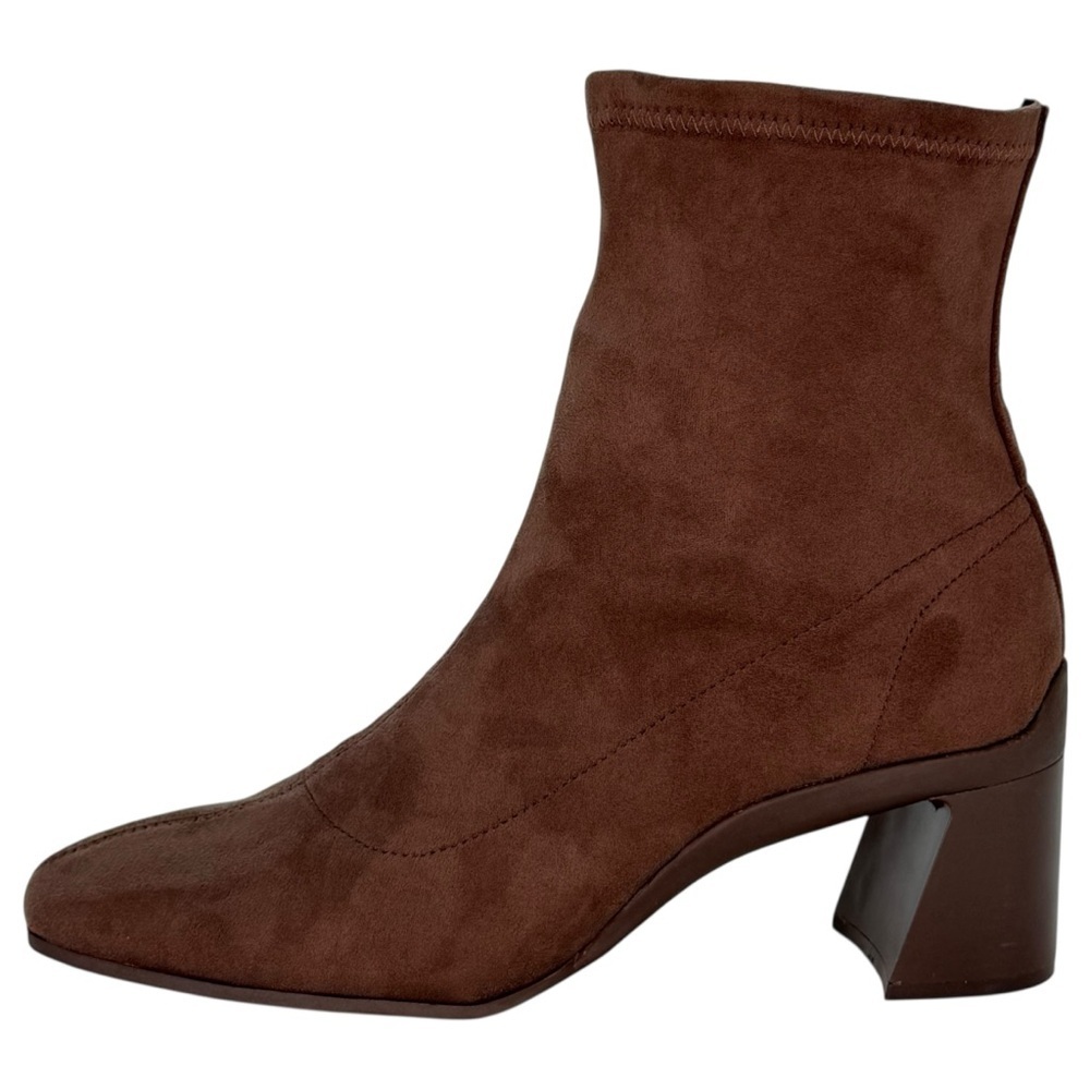 Aerosoles Corinda Brown Suede Womens Ankle Boots Size 8.5M - Picture 4 of 15